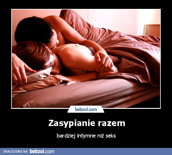 Zasypianie razem