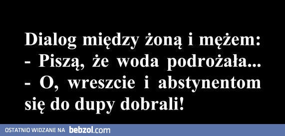 Woda podrożała...