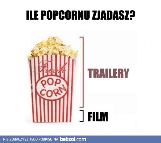 Jak jemy popcorn w kinie