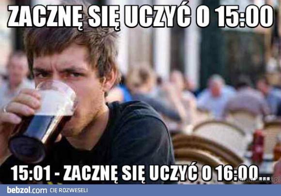 Zacznę się uczyć