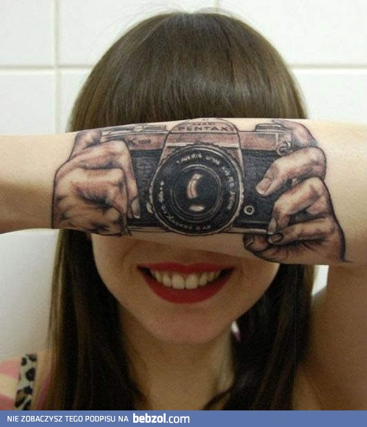 Tatuaż dla fotografa