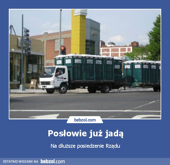 Posłowie już jadą