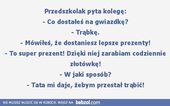 Trąbka na prezent