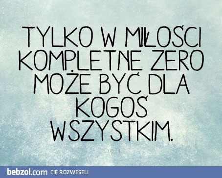 Tylko w miłości...