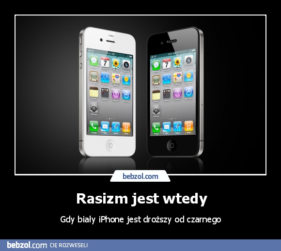 Rasizm jest wtedy