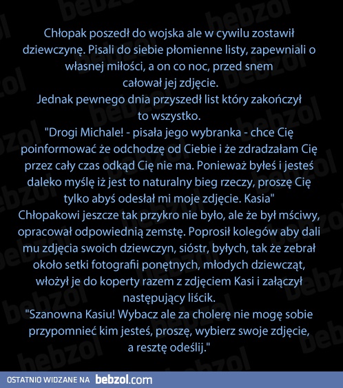 Chłopak w wojsku