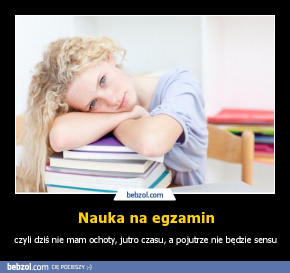 Nauka na egzamin