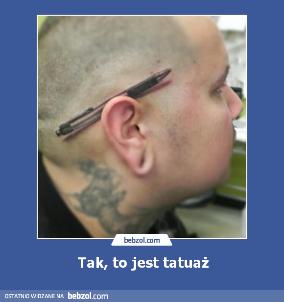 Tak, to jest tatuaż