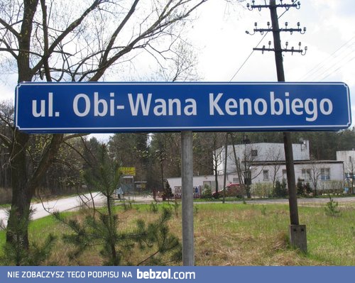 Ul. Obi-Wana Kenobiego