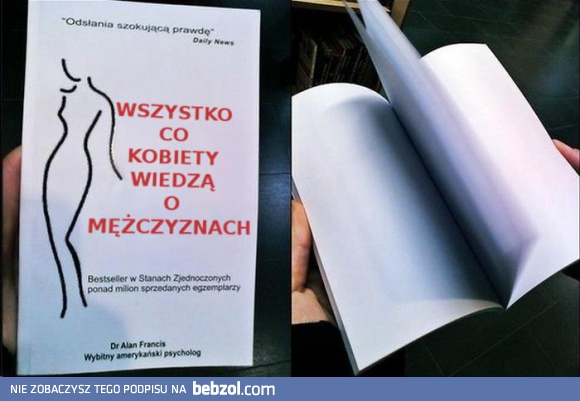 Wszystko, co kobiety wiedzą o mężczyznach