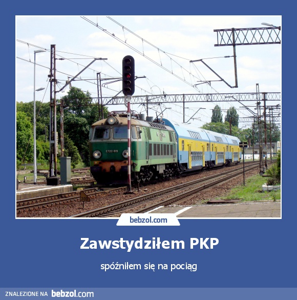 Zawstydziłem PKP