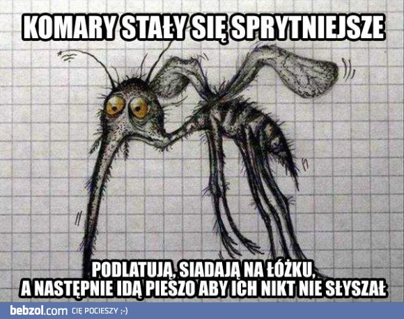 Komary stały się sprytniejsze