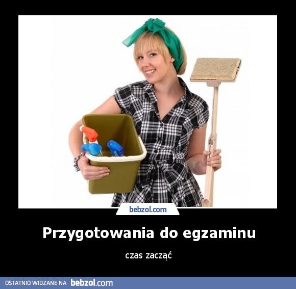 Przygotowania do egzaminu