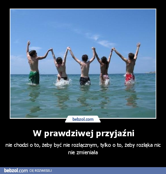W prawdziwej przyjaźni