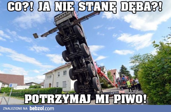 Coo, ja nie stanę dęba?!