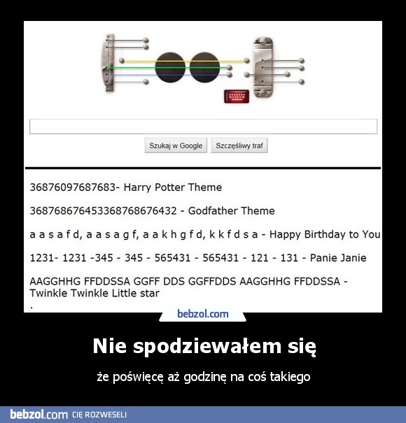 Nie spodziewałem się