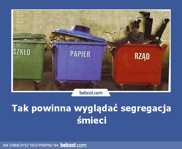 Tak powinna wyglądać segregacja śmieci