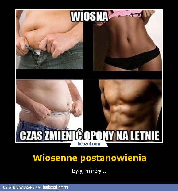 Wiosenne postanowienia