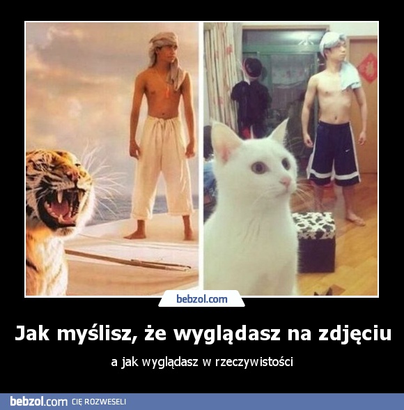 Jak myślisz, że wyglądasz na zdjęciu