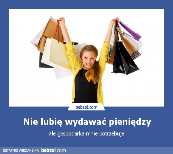 Nie lubię wydawać pieniędzy