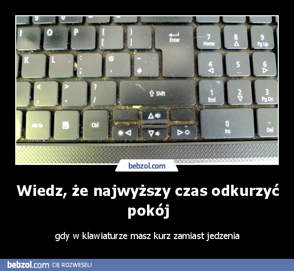 Wiedz, że najwyższy czas odkurzyć pokój