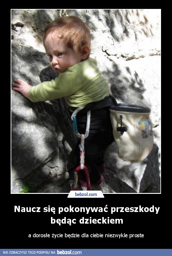 Naucz się pokonywać przeszkody będąc dzieckiem