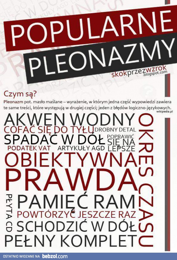 Popularne pleonazmy