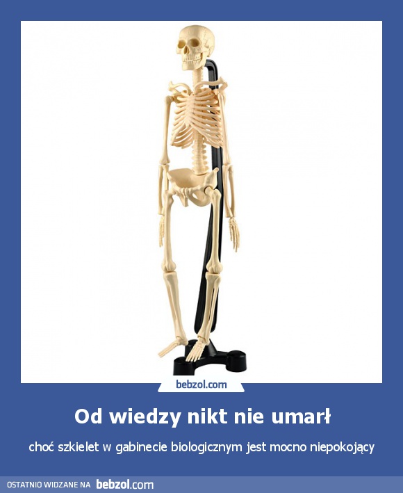 Od wiedzy nikt nie umarł