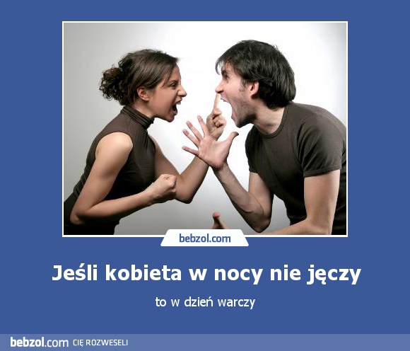 Jeśli kobieta w nocy nie jęczy