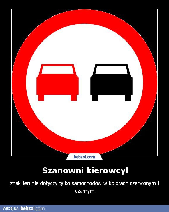 Szanowni kierowcy!