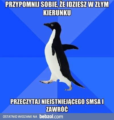 Zły kierunek