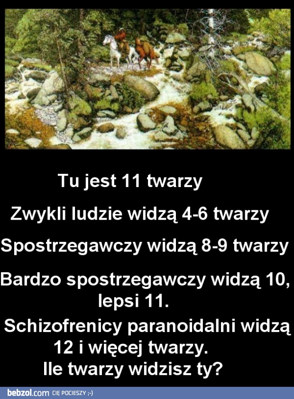 Ile widzisz twarzy?