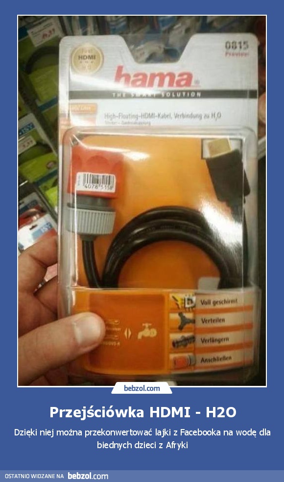 Przejściówka HDMI - H2O