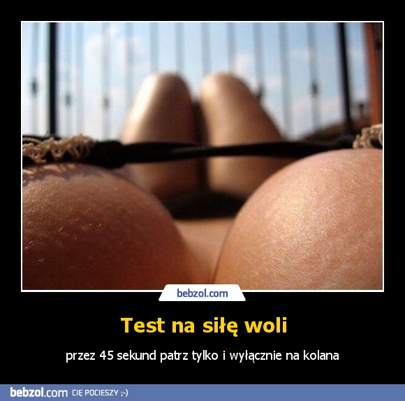 Test na siłę woli