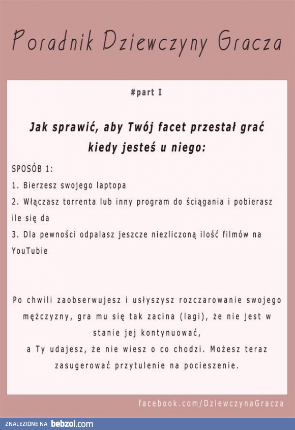 Jak sprawić, aby facet nie grał