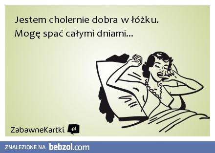 Jestem dobra w...