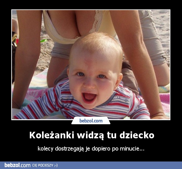 Koleżanki widzą tu dziecko