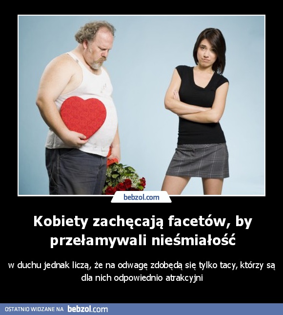 Kobiety zachęcają facetów, by przełamywali nieśmiałość