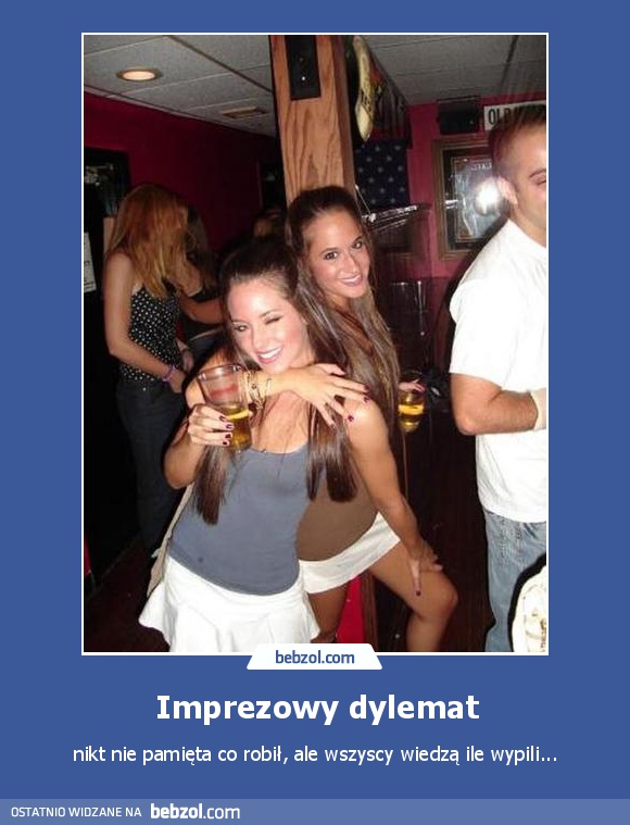 Imprezowy dylemat