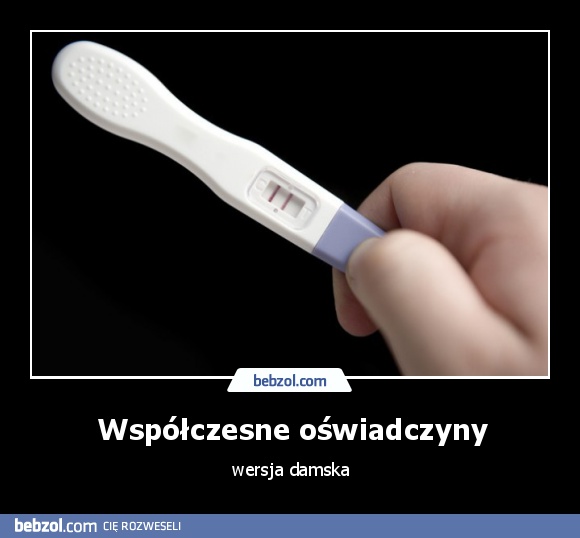 Współczesne oświadczyny