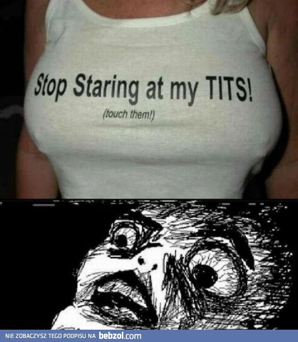 W końcu jakiś sensowny napis na koszulce