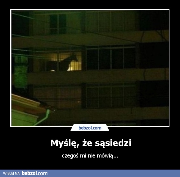 Myślę, że sąsiedzi