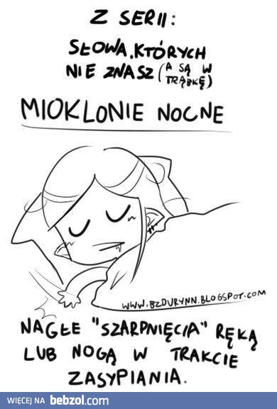 Mioklonie nocne