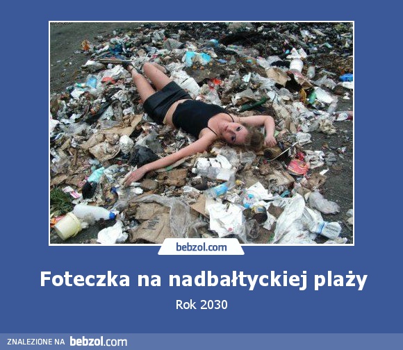 Foteczka na nadbałtyckiej plaży