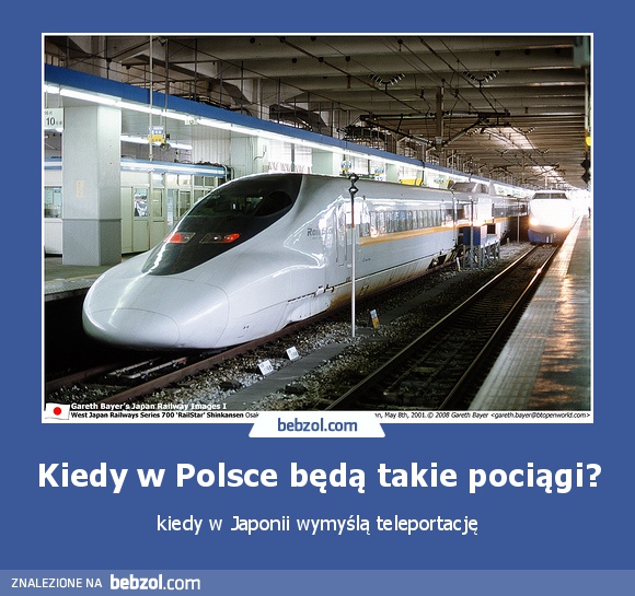 Kiedy w Polsce będą takie pociągi?
