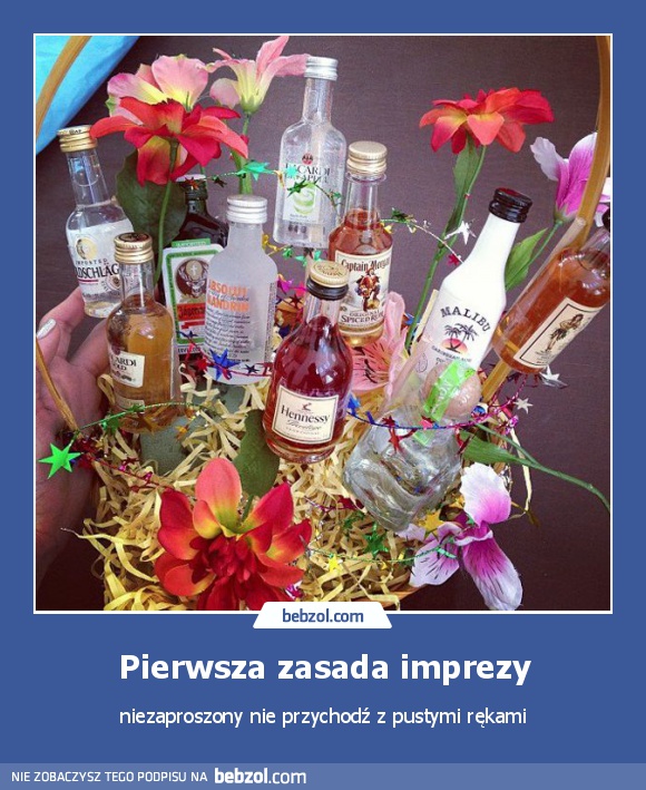 Pierwsza zasada imprezy