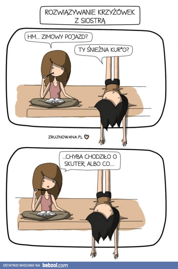 Krzyżówki z siostrą