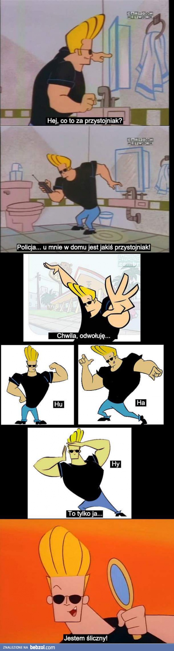 Jakiś przystojniak się włamał!