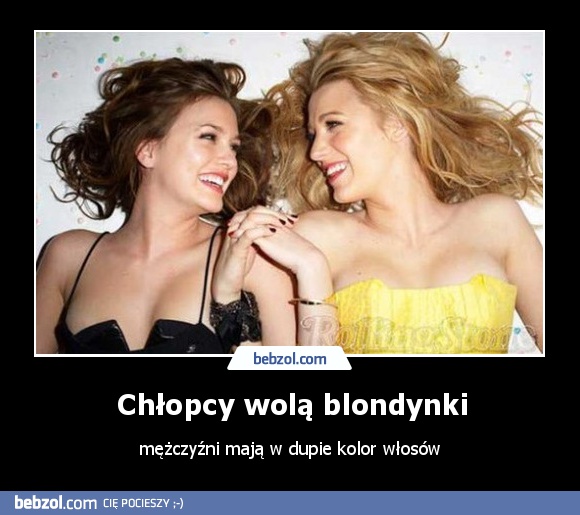 Chłopcy wolą blondynki