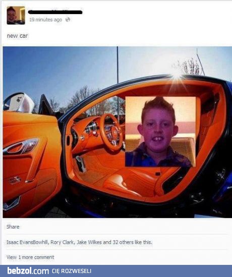 Takie tam w nowym aucie